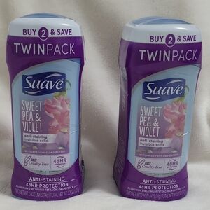 Sweet Pea & Violet Antiperspirant Deodorant Twin Pack